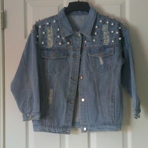 Distressed Denim Jacket